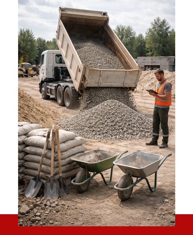 Доставка нерудных материалов в Канске от 1311 руб. | ПРОНЕРУДКнс