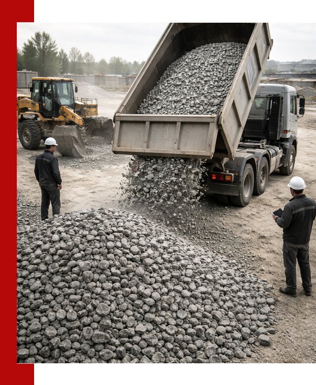 Доставка гранитного щебня фракции 20-40 в Канске