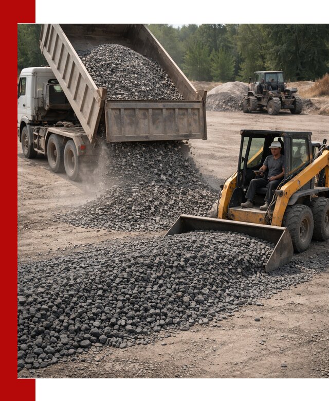 Гранитный щебень фракция 40-70 с доставкой в Канске