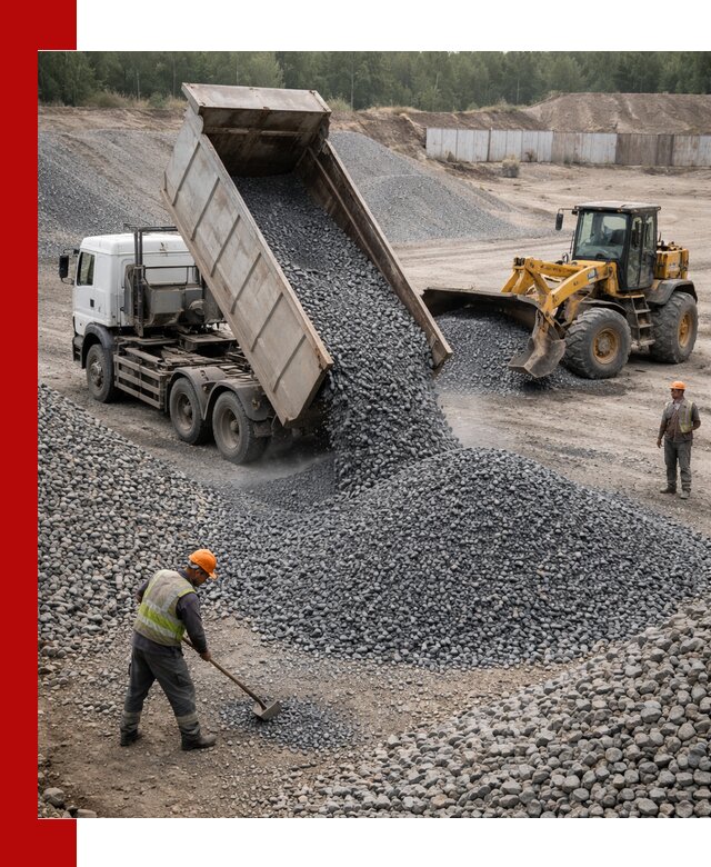 Щебень габбро-диабаз фр. 5-20 с доставкой в Канске