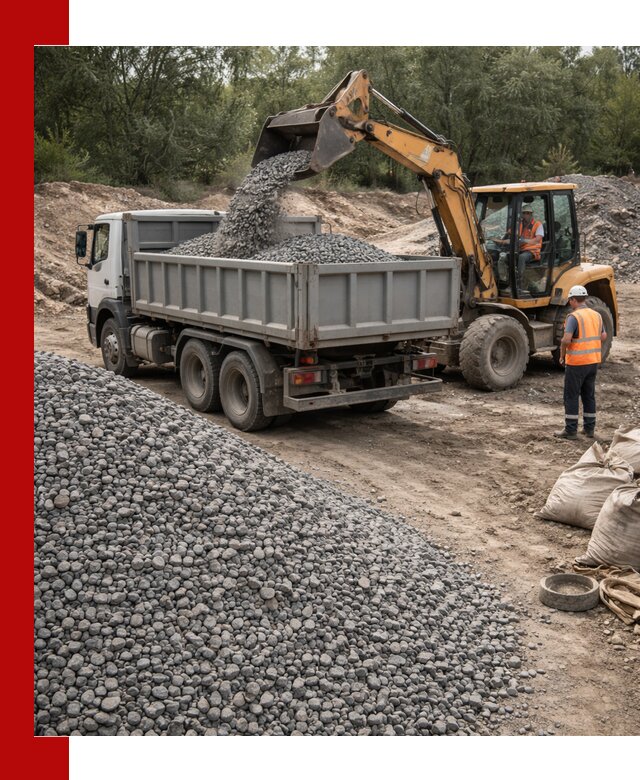 Доставка гравийного щебня в Канске оптом и в розницу