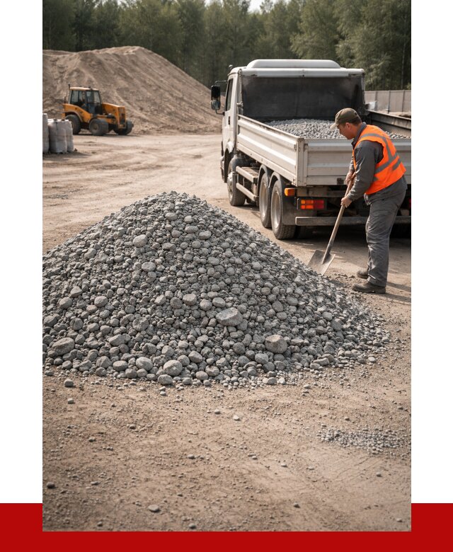 Гравийный щебень фракция 5-10 в Канске от 2404 р. | ПРОНЕРУДКнс