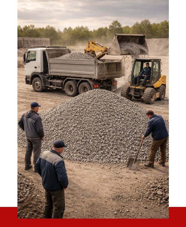 Гравийный щебень фракция 5-20 в Канске от 2623 р. ПРОНЕРУДКнс