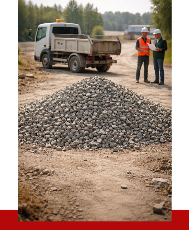 Гравийный щебень фракция 20-40 в Канске от 1311 р. | ПРОНЕРУДКнс