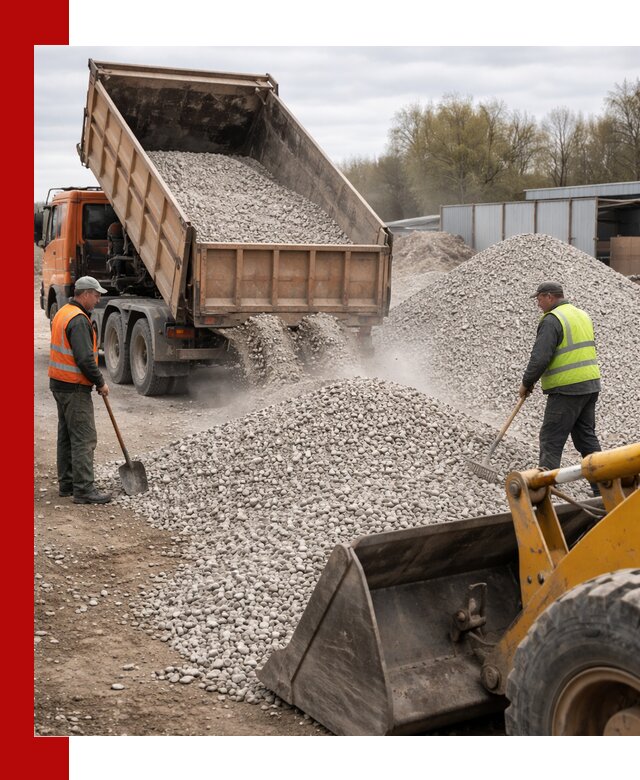 Доломитовый щебень фракции 5-20 с доставкой в Канске