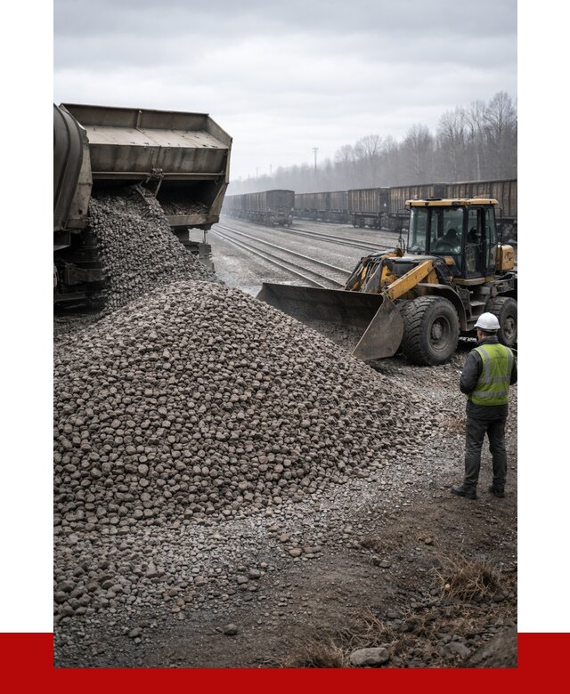 Купить железнодорожный щебень в Канске от 3060 р. | ПРОНЕРУДКнс
