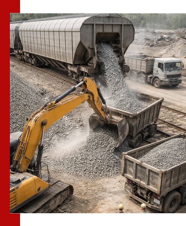 Доставка железнодорожного щебня в Канске крупными партиями быстрого отгруза