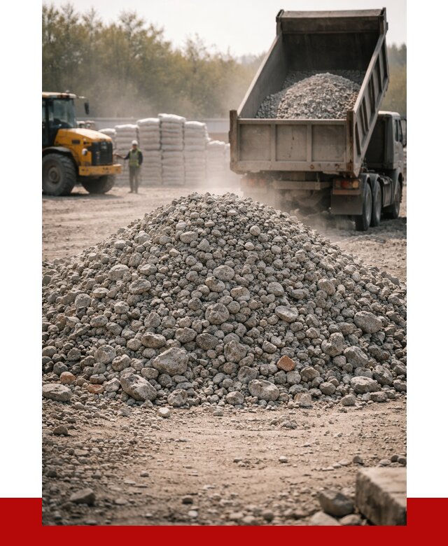 Вторичный щебень фракция 70-150 в Канске от 1530 р. | ПРОНЕРУДКнс