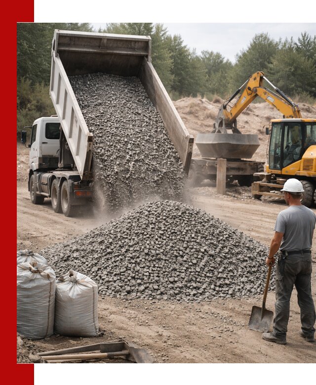 Доставка и продажа бетонного щебня в Канске