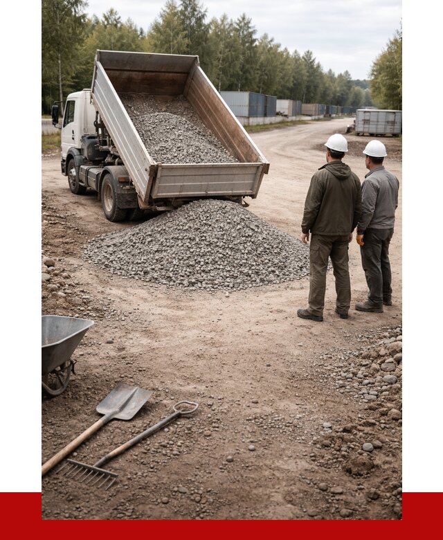 Бетонный щебень фракция 5-20 в Канске от 3497 р., ПРОНЕРУДКнс