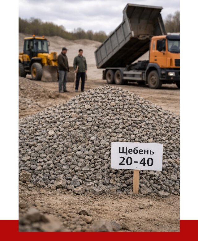 Бетонный щебень фракция 20-40 в Канске от 2678 р. | ПРОНЕРУДКнс