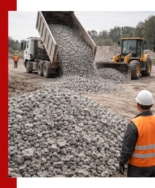 Доставка бетонного щебня фракции 20-40 в Канске