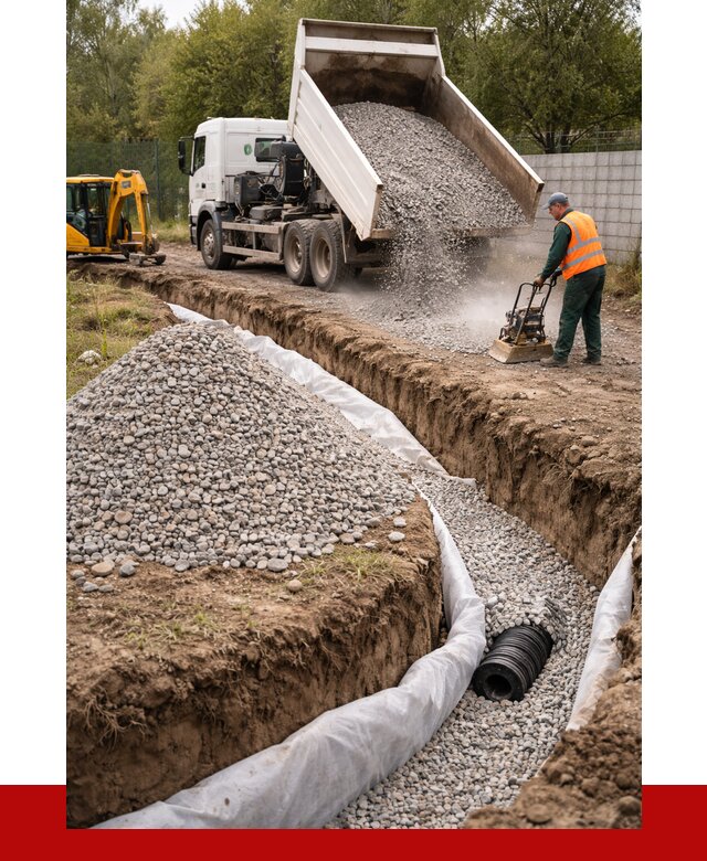 Щебень для дренажа в Канске от 2022 р., ПРОНЕРУДКнс доставка