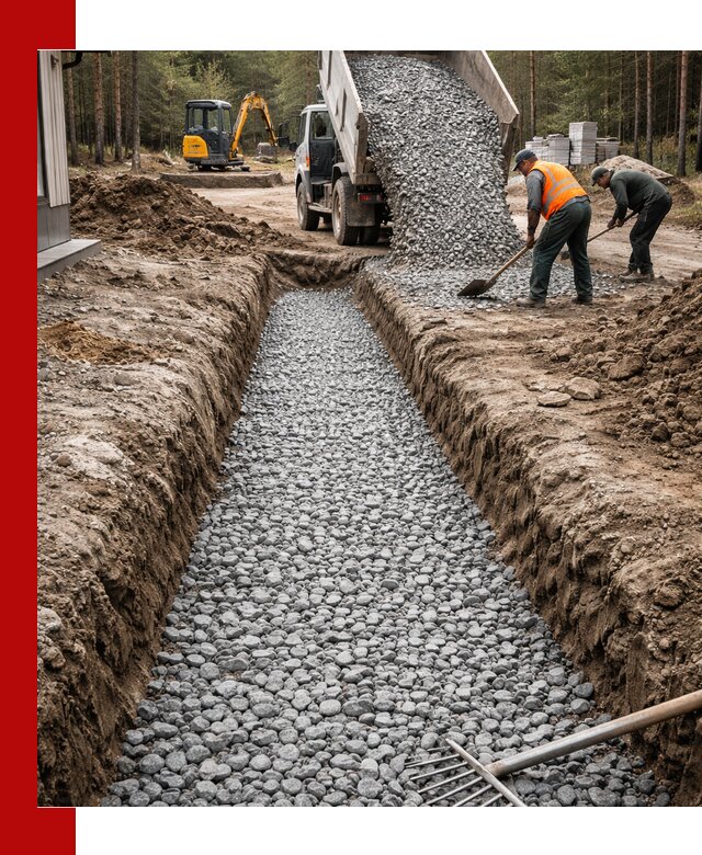 Щебень для дренажа с доставкой в Канске высокого качества