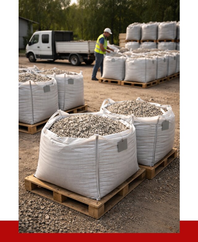 Щебень в мешках с доставкой в Канске от 4590 р. | ПРОНЕРУДКнс