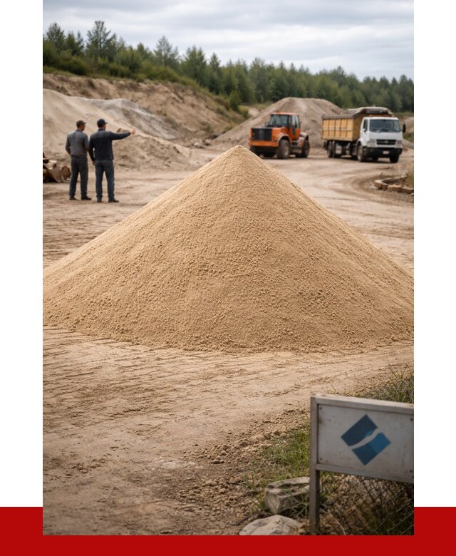 Карьерный песок навалом в Канске от 1967 р. | ПРОНЕРУДКнс