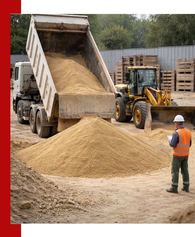 Доставка карьерного мелкозернистого песка в Канске