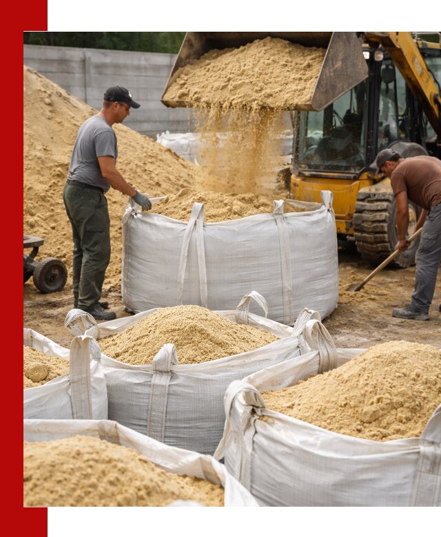 Поставка качественного песка для кладки в Канске