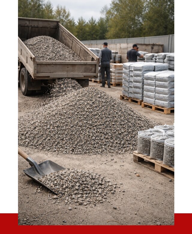 Гравий фракция 5-20 в Канске купить от 2514 р. ПРОНЕРУДКнс