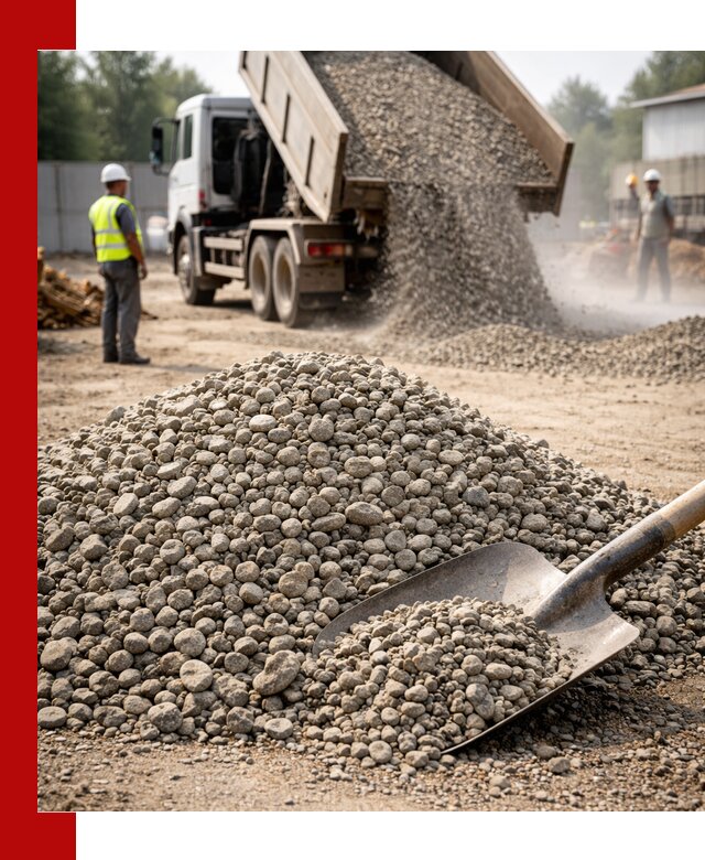 Доставка гравия фракции 20-40 в Канске с самосвалами