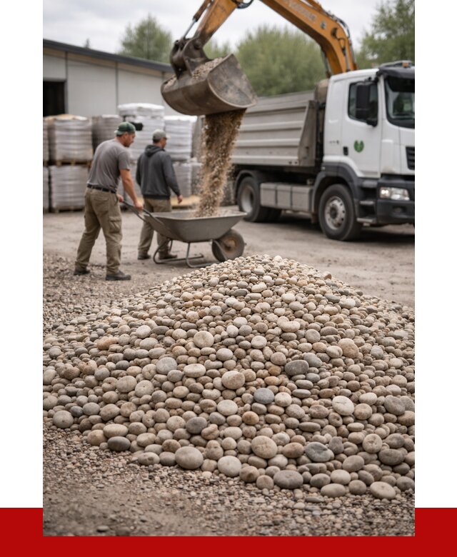 Галька декоративная в Канске от 3497 р. за куб | ПРОНЕРУДКнс
