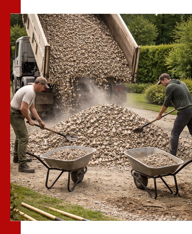 Доставка и продажа декоративной гальки в Канске