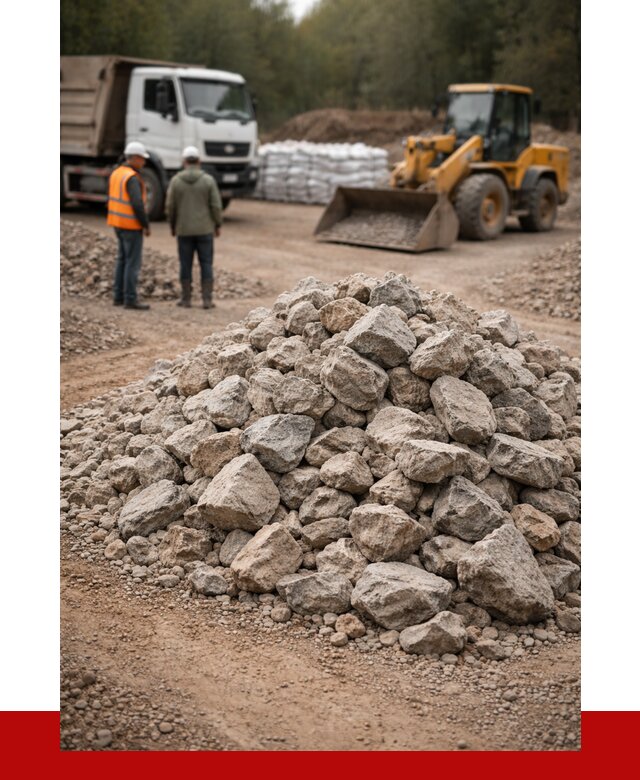 Купить бутовый камень с доставкой в Канске от 2514 р. | ПРОНЕРУДКнс