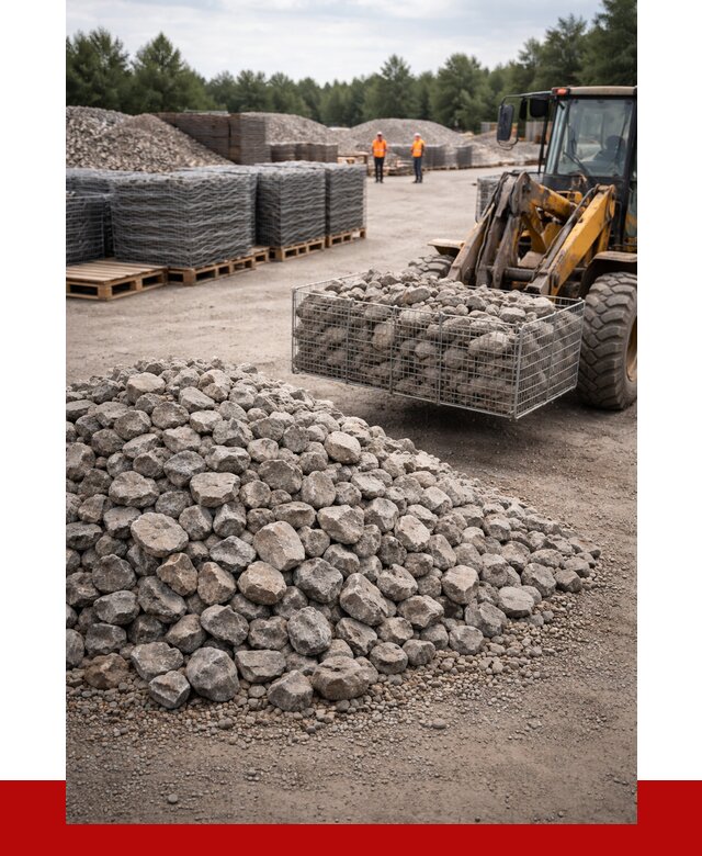 Камень для габионов фракция 70-150 в Канске от 4590 р. | ПРОНЕРУДКнс