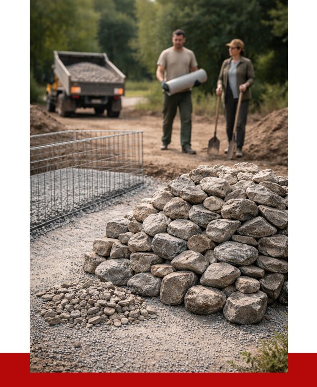 Камень для габионов фракция 100-200 в Канске от 5246 р. | ПРОНЕРУДКнс