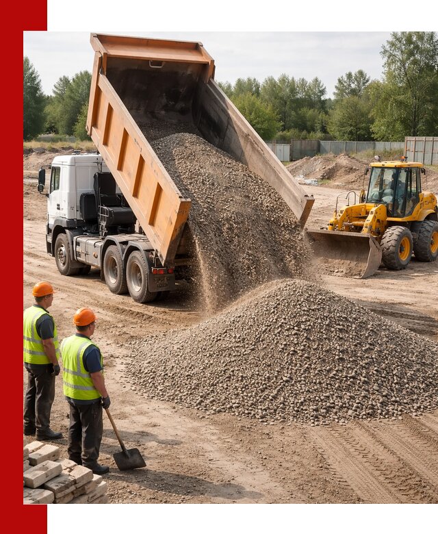 Доставка щебёночно-песчаной смеси ЩПС С7 в Канске