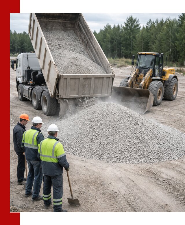 Известняковый отсев 0-5 доставка в Канске быстро и выгодно