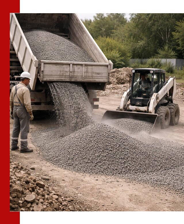 Доставка гравийного отсева 0-5 в Канске оптом и в розницу