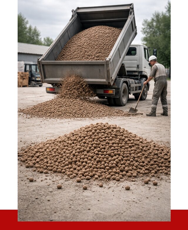 Керамзит с доставкой в Канске от 4590 р. за м3 | ПРОНЕРУДКнс