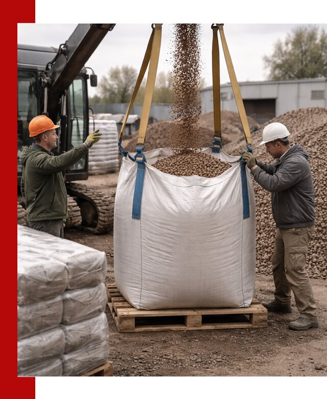 Керамзит в биг-бегах с доставкой в Канске