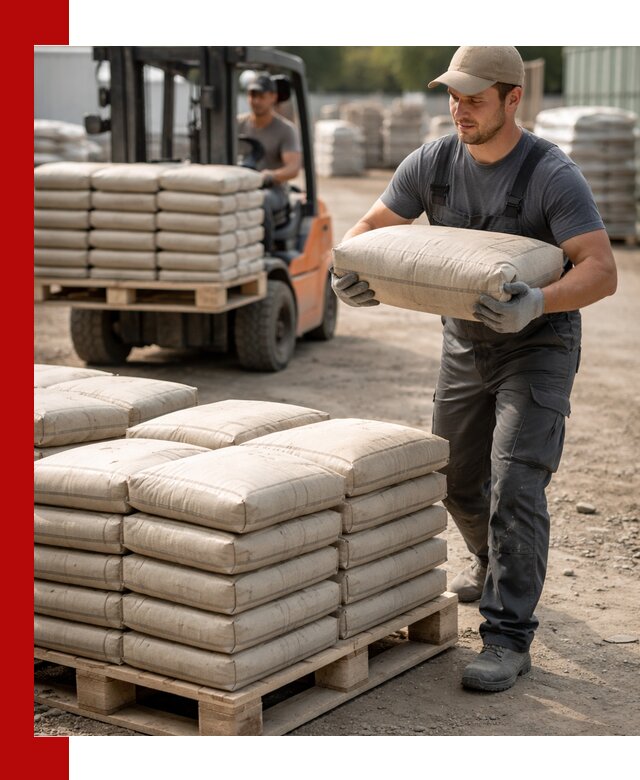 Доставка цемента в мешках оптом и в розницу в Канске