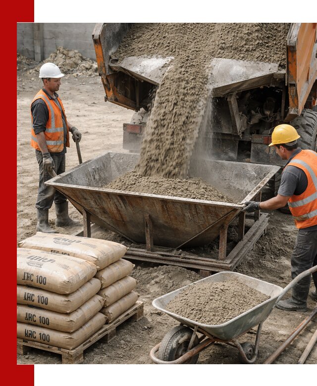 Доставка цементно-песчаной смеси М100 в Канске