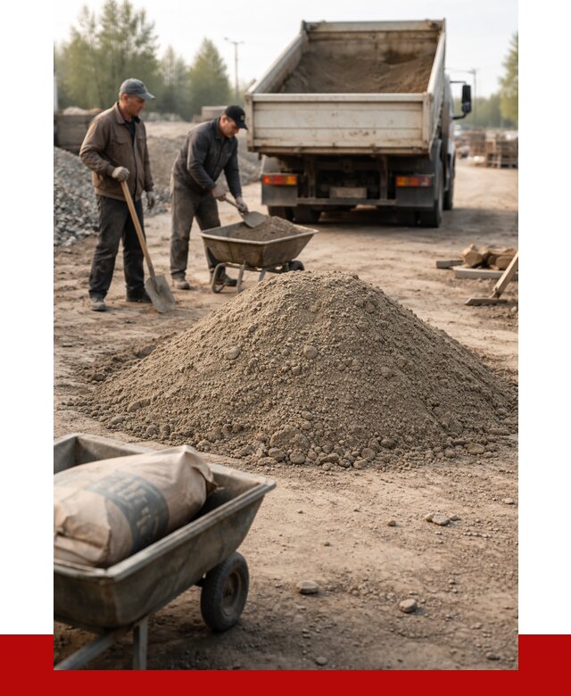 Цементно-песчаная смесь М150 в Канске от 5137 р. | ПРОНЕРУДКнс
