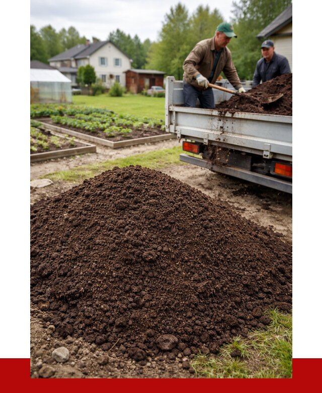 Плодородный грунт в Канске с доставкой от 4590 р. | ПРОНЕРУДКнс