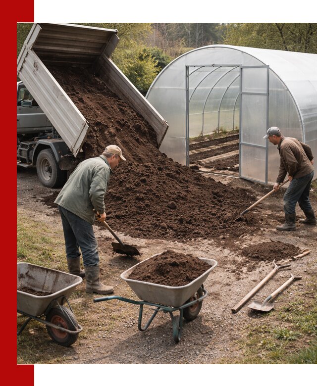 Грунт для теплицы с доставкой в Канске — плодородный субстрат под растения