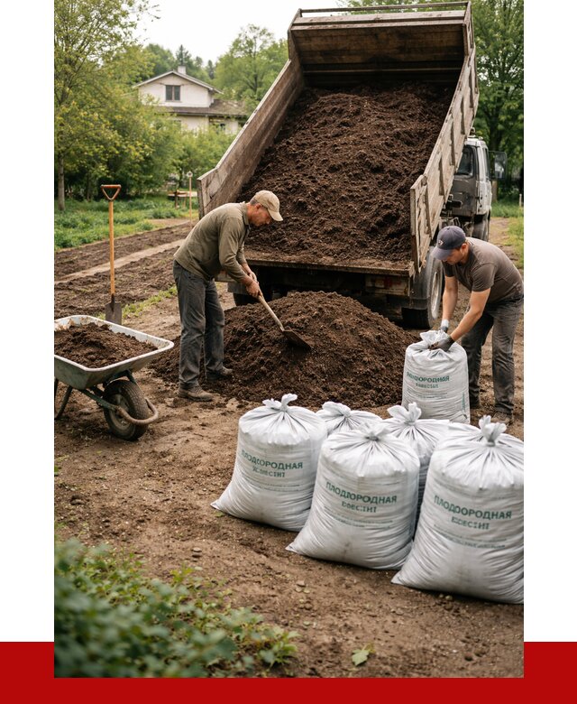 Плодородная смесь в Канске от 4590 р./куб с доставкой | ПРОНЕРУДКнс