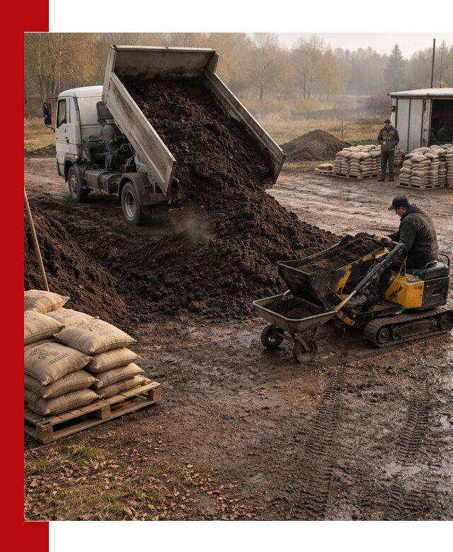 Кислый торф в доставке по выгодным ценам в Канске