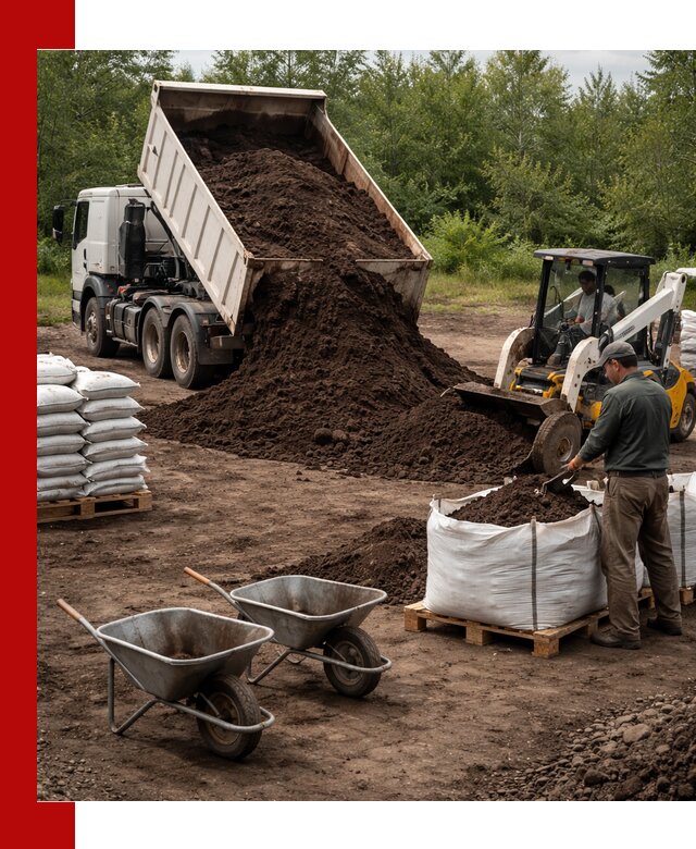 Доставка и продажа торфогрунта в Канске оптом и в розницу