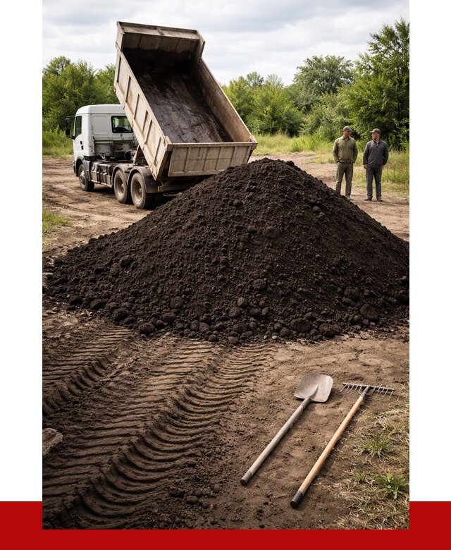Купить чернозем навалом в Канске от 1311 р. за куб | ПРОНЕРУДКнс