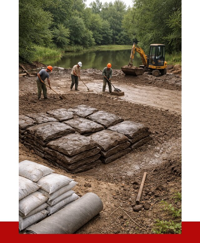Купить глину для пруда в Канске от 4918 р. с доставкой | ПРОНЕРУДКнс