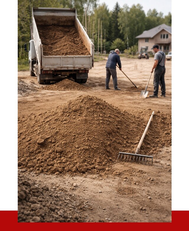 Суглинок для планировки в Канске с доставкой от 4590 р. | ПРОНЕРУДКнс