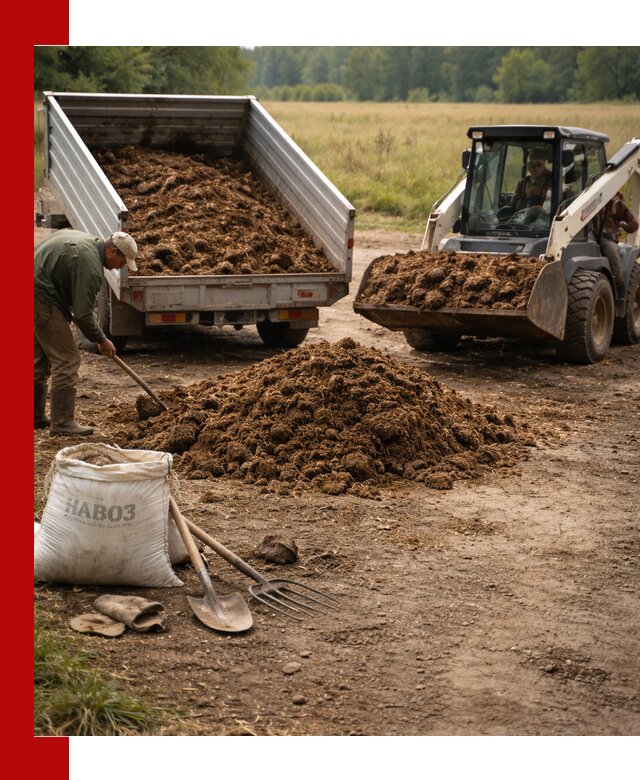 Доставка конского навоза в Канске с разгрузкой и доставкой на объект