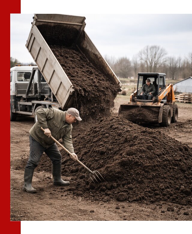 Доставка и продажа перегноя в Канске быстро и дешево