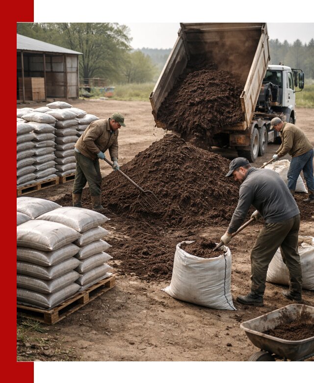 Доставка компоста оптом и в розницу в Канске