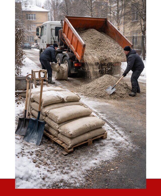 Противогололедные материалы оптом в Канске от 4590 р. | ПРОНЕРУДКнс