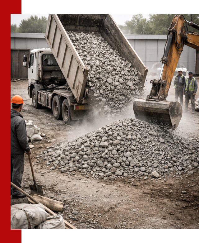 Доставка дробленого бетона в Канске оптом и в розницу